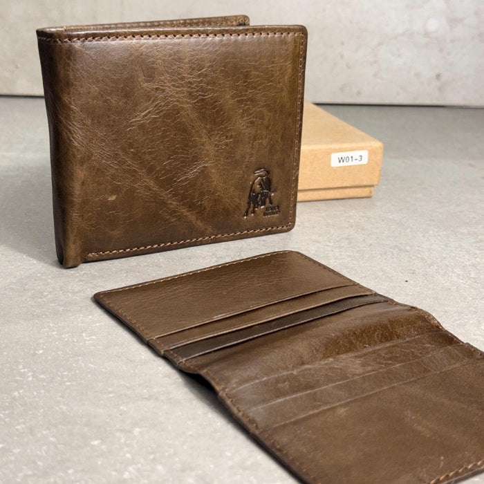 2 in 1 Leather Wallet Slim Removable Card Holder Minimalist Bifold Compact Everyday Wallet
