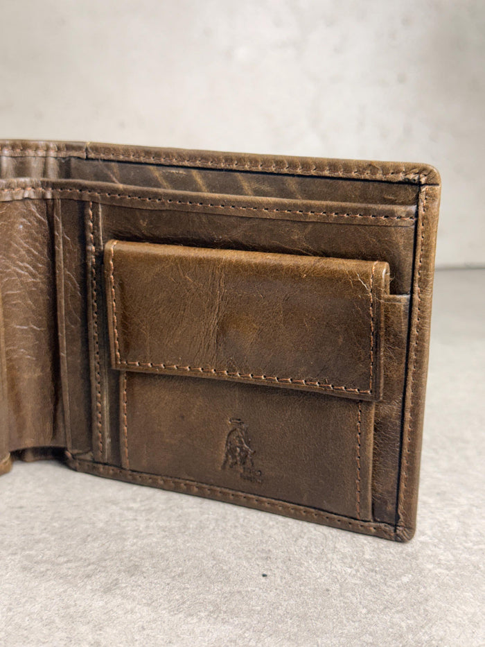 2 in 1 Leather Wallet Slim Removable Card Holder Minimalist Bifold Compact Everyday Wallet