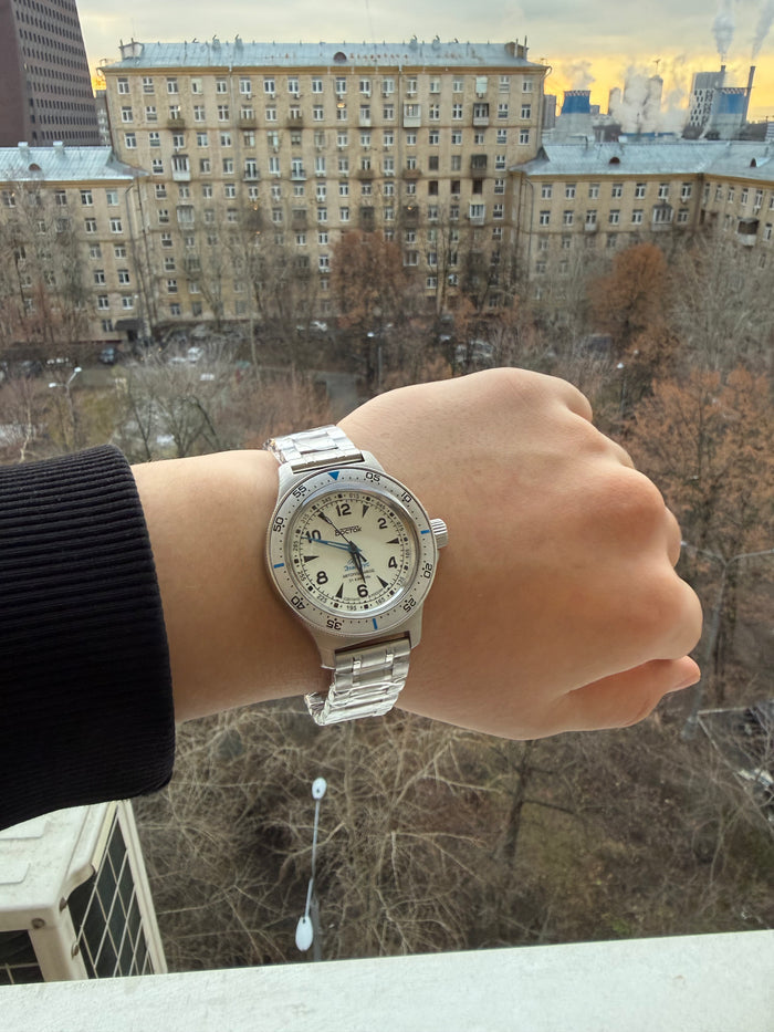 Vostok Amphibia 74043V Elbrus Watch | Scubadudestore