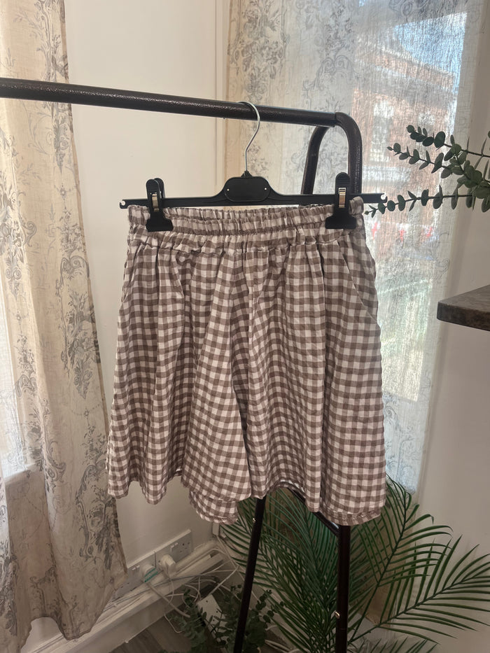 Floaty Gingham Shorts