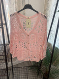 Lily Crochet Batwing Cardigan