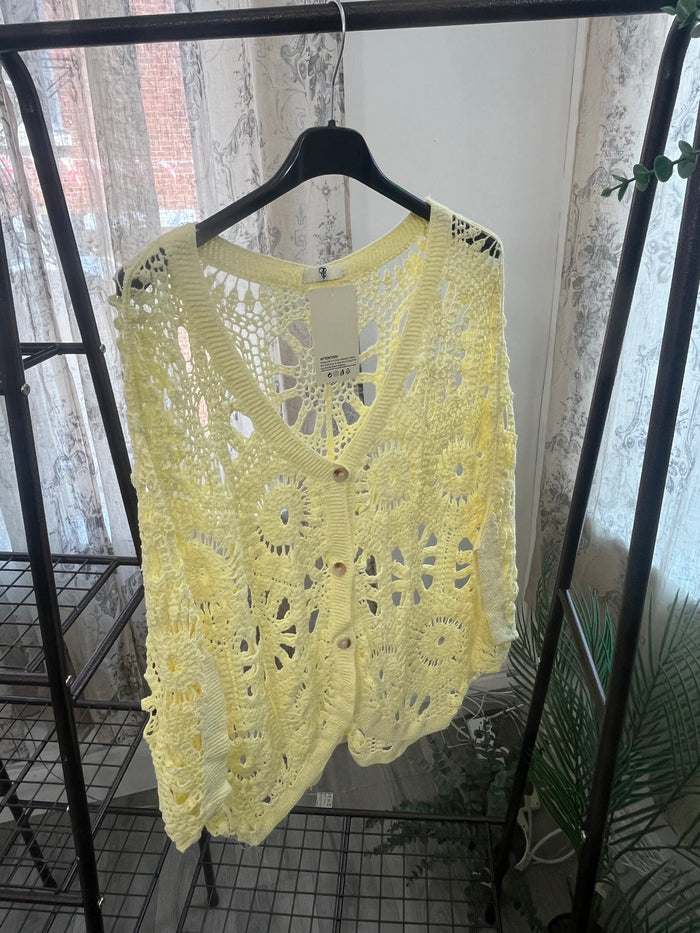 Lily Crochet Batwing Cardigan
