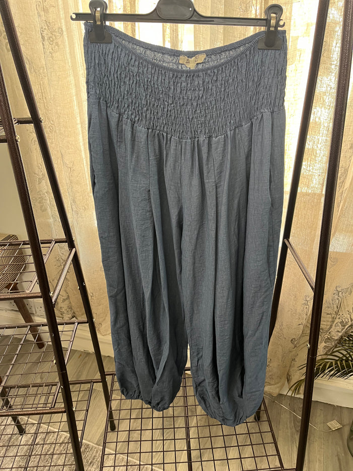 Layla Bubble Hem Harem Trousers