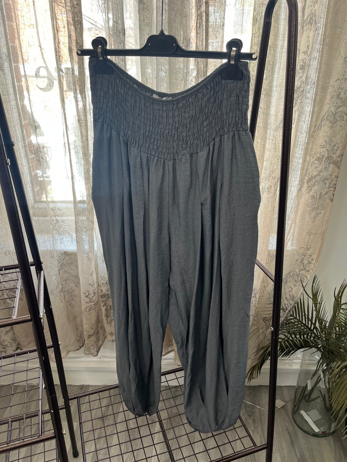 Layla Bubble Hem Harem Trousers