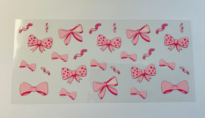 Glass Cup - Bow options
