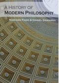 Book cover of 'A History of Modern Philosophy' with a decorative ceiling design.
