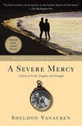 Book cover of 'A Severe Mercy' with a silhouette of two people on a beach and a National Book Award badge.