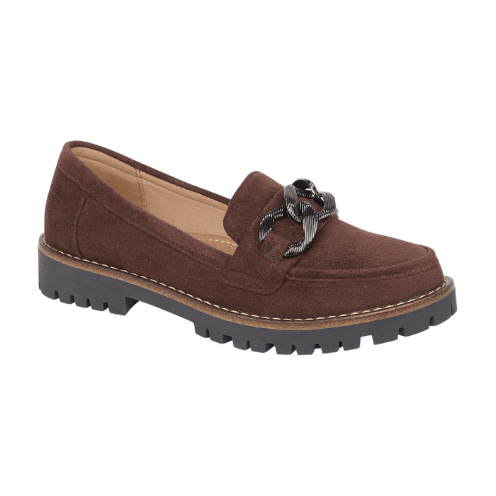Adeline Chocolate Chunky Loafer