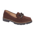 Adeline Chocolate Chunky Loafer