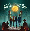 4 kids at night walk towards a graveyard with a full yellow moon book cover