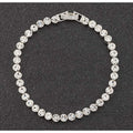 All That Bling Silver Plated Tennis Bracelet