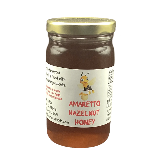 Amaretto Hazelnut – Arizona Desert Honey, 8 oz. - Tubac Gourmet Foods
