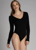 Bamboo V Neck L/S Bodysuit + Colors