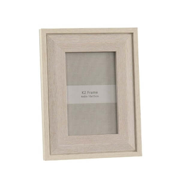 Beige Wood Photo Frame 4x6