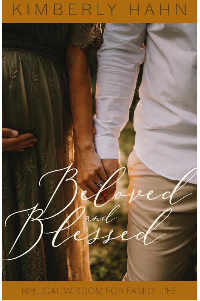 Woman holding man’s hand and belly book cover