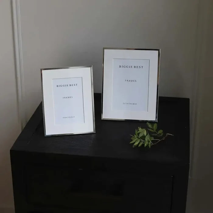 Biggie Best - 4x6 Thin Border Silver Frame