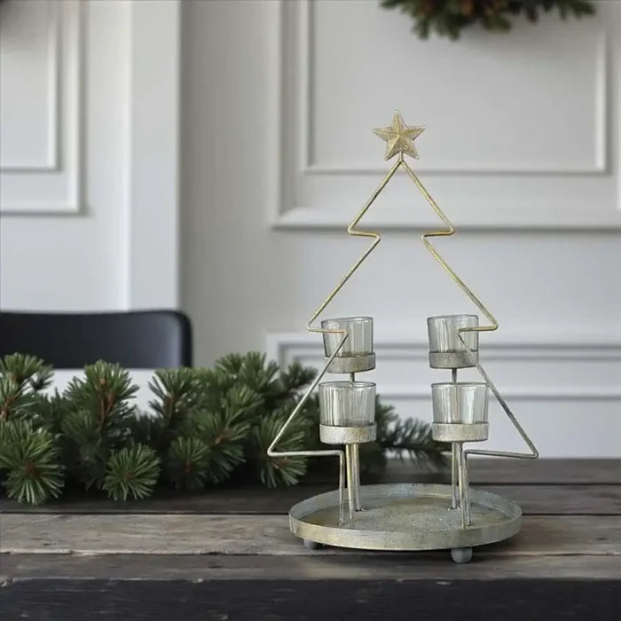 Biggie Best - Xmas Tree Tealight Holder Large