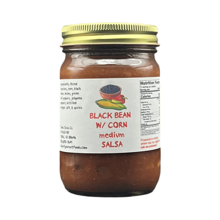 Black Bean & Corn Salsa. (Medium). - Tubac Gourmet Foods