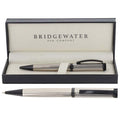 Bridgewater Cambridge Chrome & Black Ball Pen