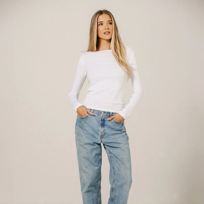 Brunette the Label Boatneck Long Sleeve