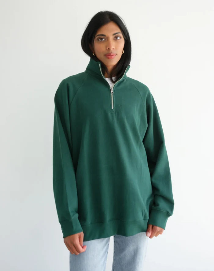 Brunette the Label Not Your Boyfriend Half Zip