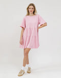 Brunette the Label Tiered Dress w/ Bows