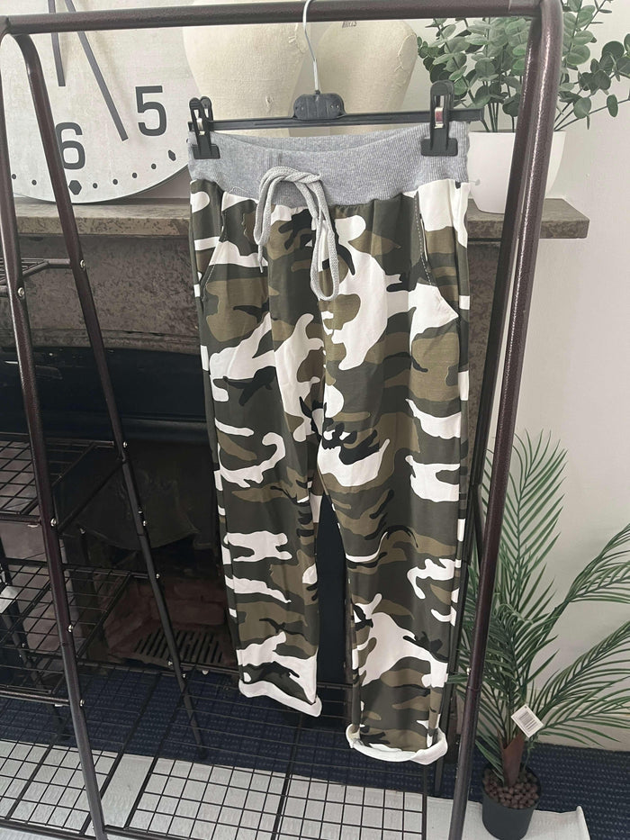 Camo Print Joggers