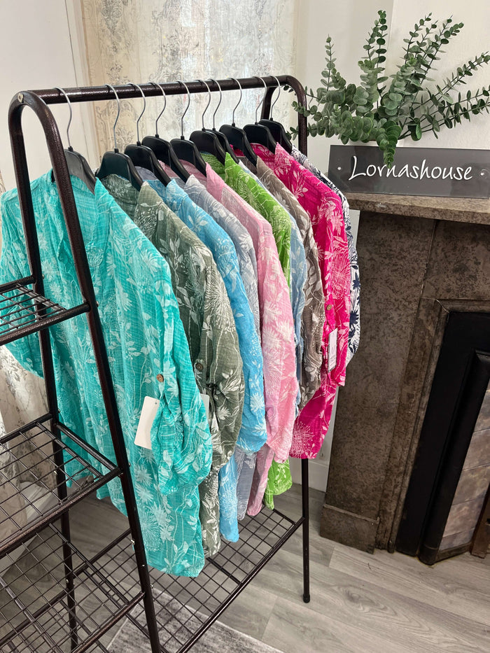 Casual 3 Button Blouse - Dandelion