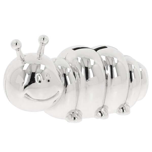 Caterpillar Money Box Silver