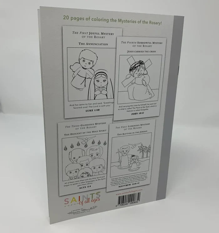 Catholic Saints Coloring Book Rosary Edition
