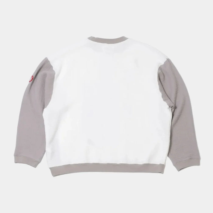 Cav Empt AS Cylinder Gauze Crew Neck Sweater - White