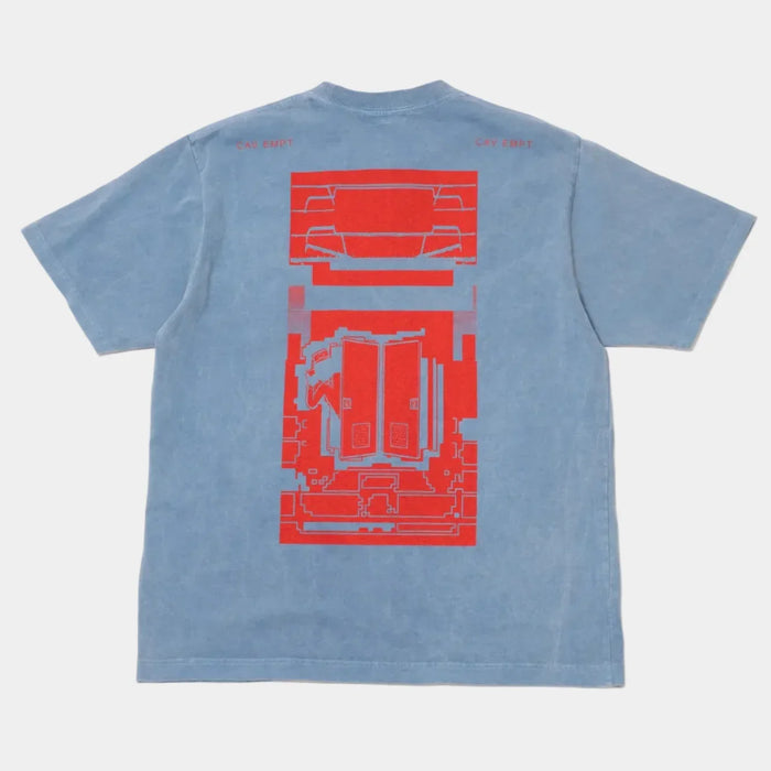 Cav Empt Overdye MD SiteSeer T-Shirt - Blue