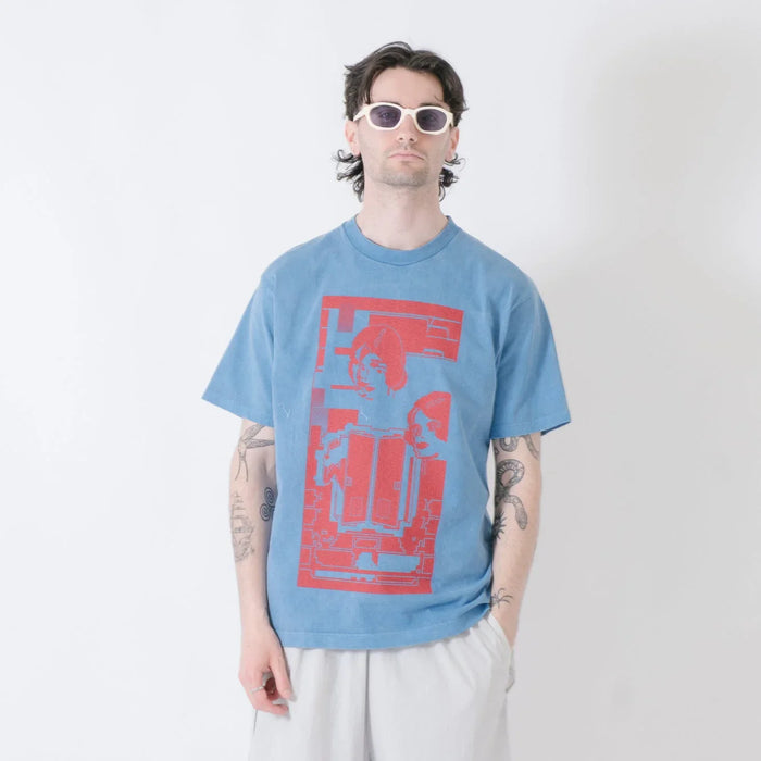 Cav Empt Overdye MD SiteSeer T-Shirt - Blue