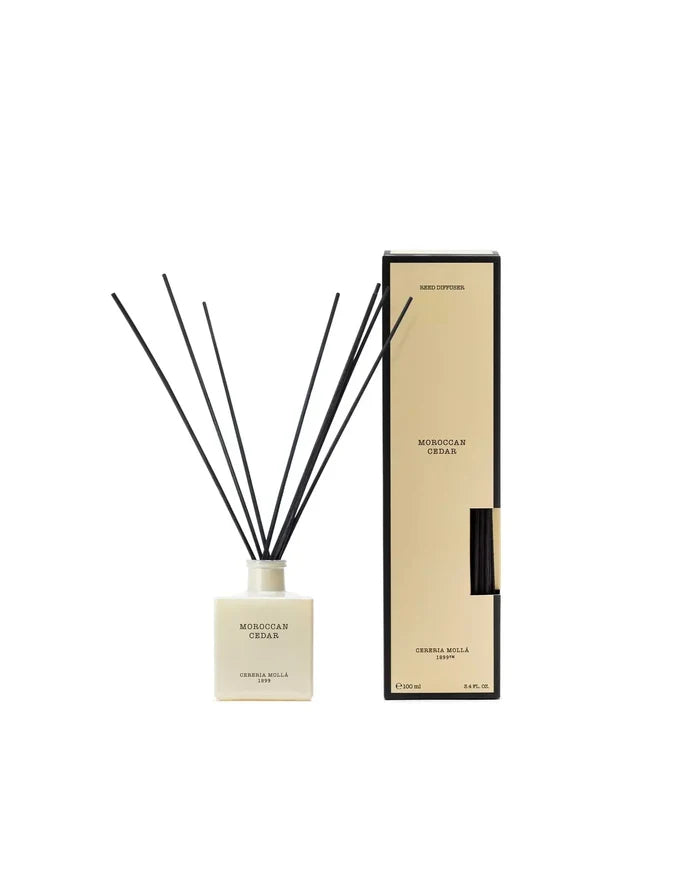 Cereria Mollà 1899 Moroccan Cedar 100ml Reed Diffuser