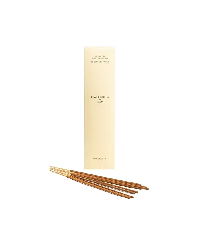 Cereria Mollà 1899 Scented Incense Sticks Black Orchid & Lily