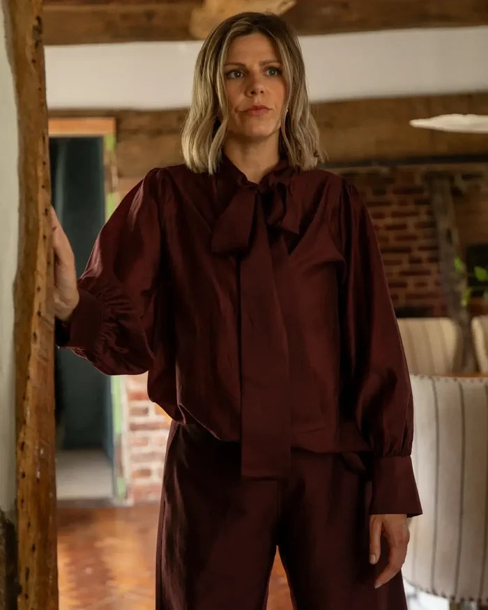 Chalk UK - Frances Shirt Burgundy