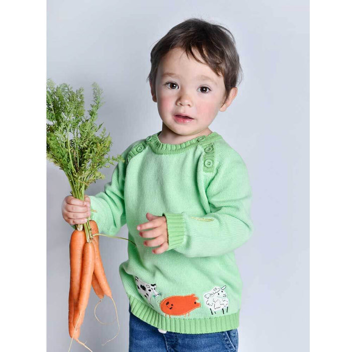 Childrens Farmyard Knitted Jumper