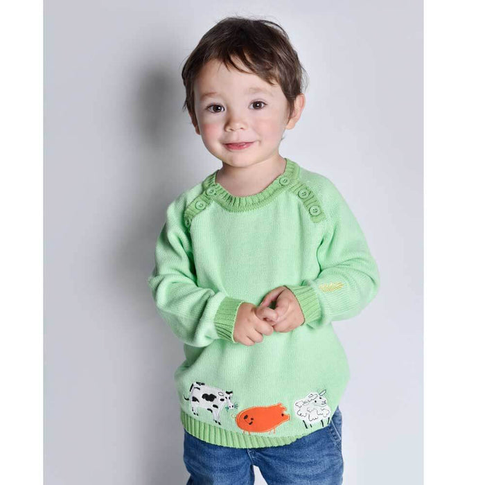 Childrens Farmyard Knitted Jumper
