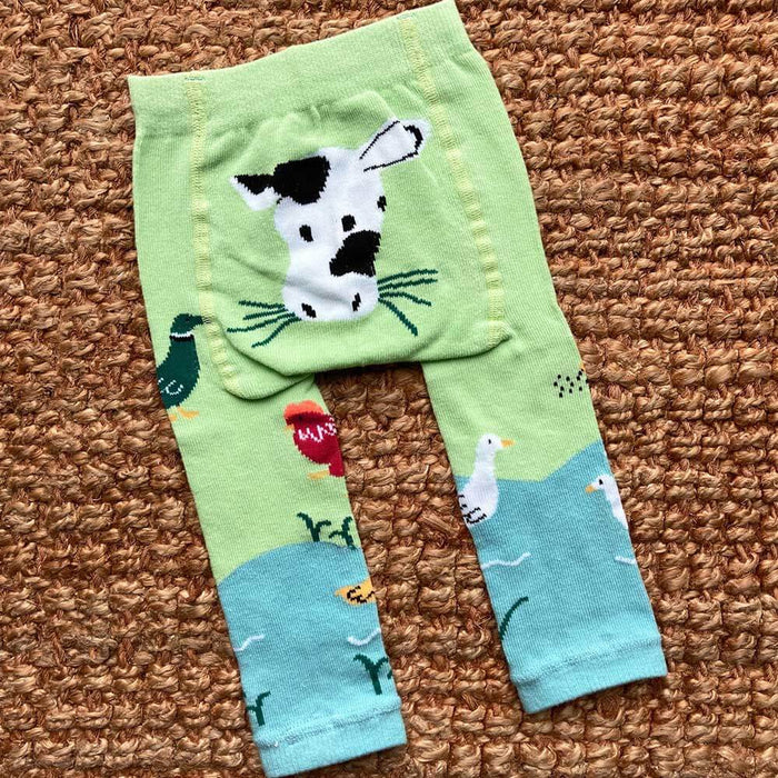 Childrens Farmyard Knitted Leggings