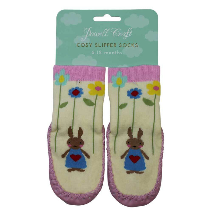 Childrens Rabbit Moccasin Slippers