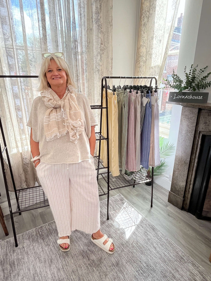 Cindy Elegant Stripey Trouser