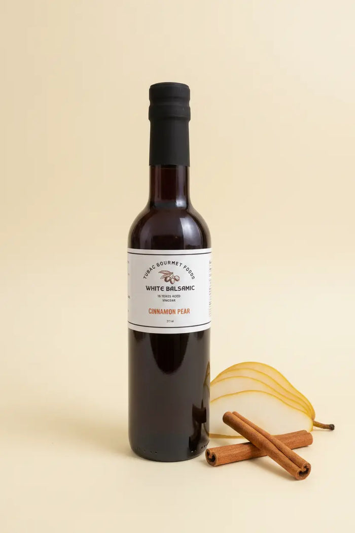 Cinnamon Pear White Balsamic Vinegar 375ml - Tubac Gourmet Foods