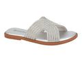 Cipriata Silver Jewelled Mule Sandal - Celina