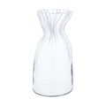 Clear Glass Scrunch Vase - Large 30.5cm