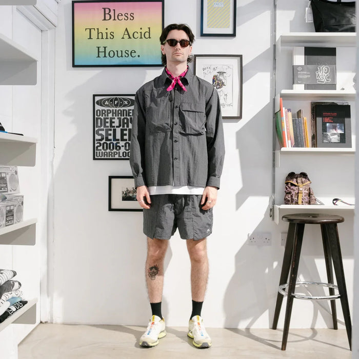 CMF Comfy Outdoor Garment GW Mod Shirt - Grid Black