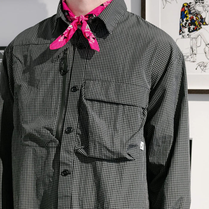 CMF Comfy Outdoor Garment GW Mod Shirt - Grid Black