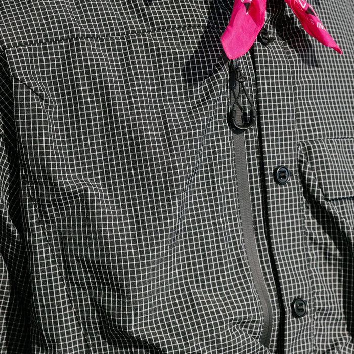 CMF Comfy Outdoor Garment GW Mod Shirt - Grid Black