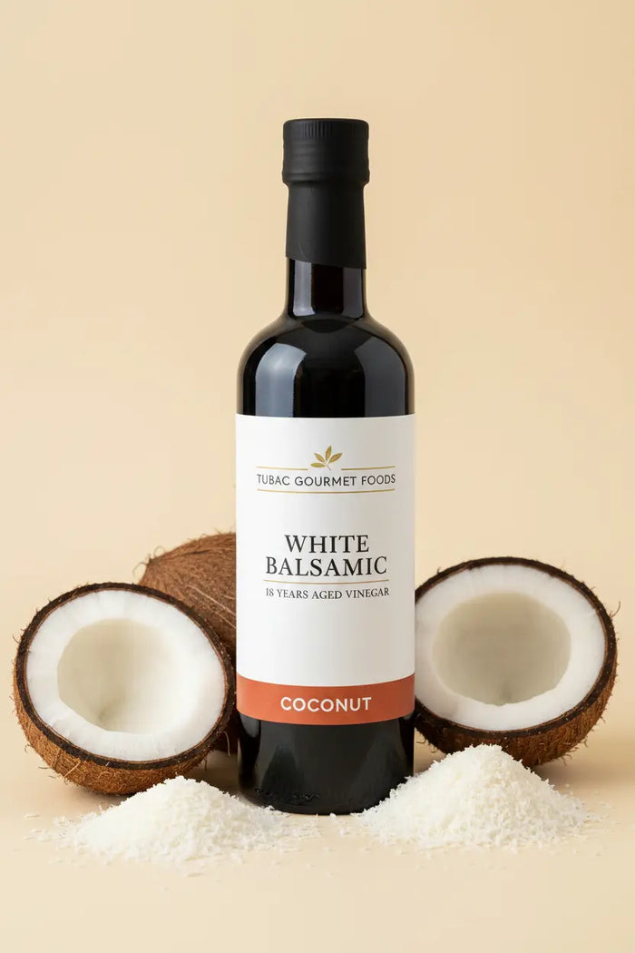 Coconut Aged White Balsamic Vinegar 375ml - Tubac Gourmet Foods