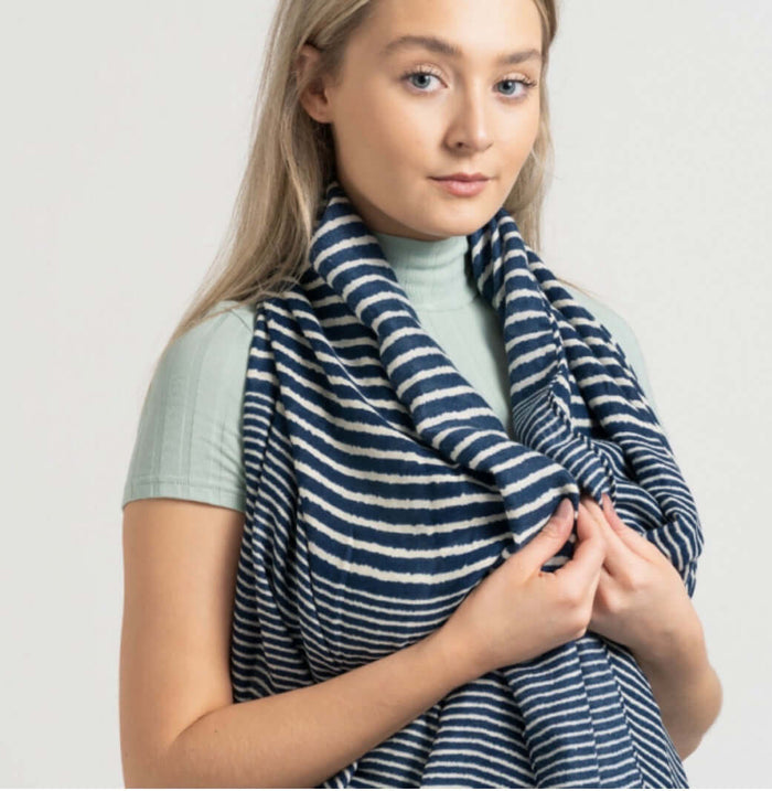 Cross Stripe Scarf