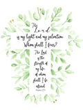 Cross with psalms